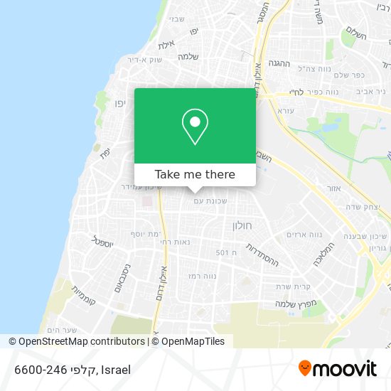 קלפי 6600-246 map