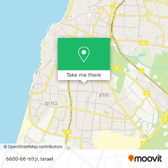 קלפי 6600-66 map