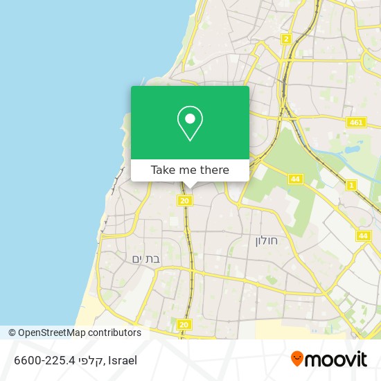 קלפי 6600-225.4 map