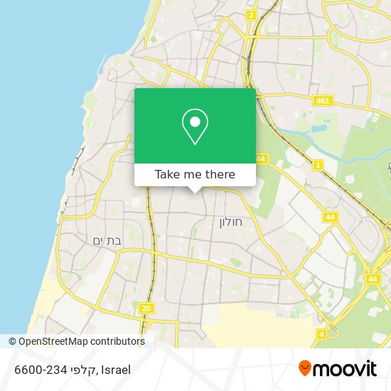 קלפי 6600-234 map