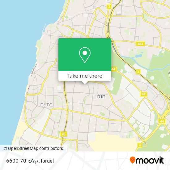 קלפי 6600-70 map