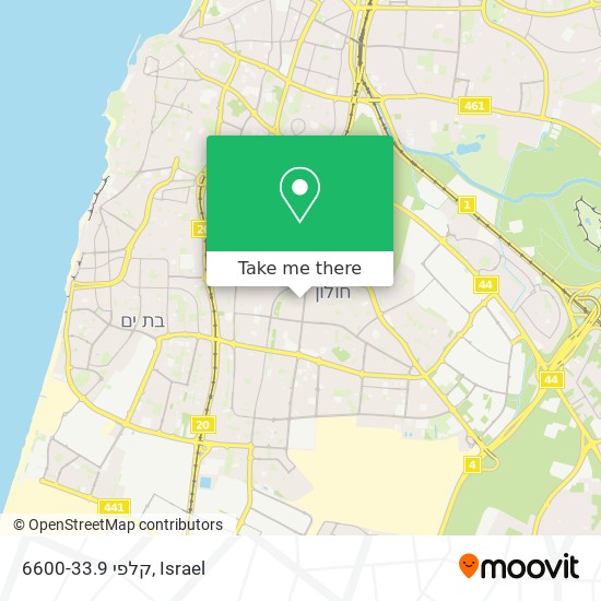 קלפי 6600-33.9 map