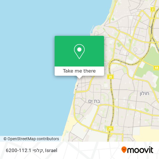 קלפי 6200-112.1 map