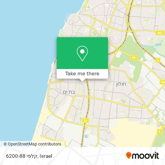 קלפי 6200-88 map