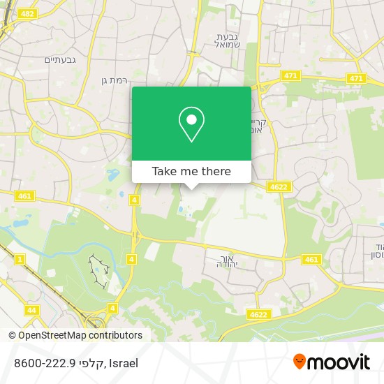 קלפי 8600-222.9 map