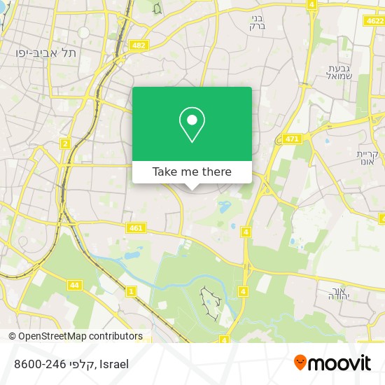 קלפי 8600-246 map