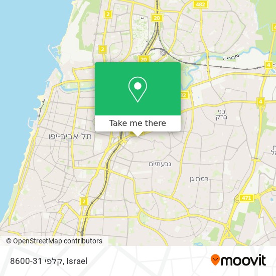 קלפי 8600-31 map