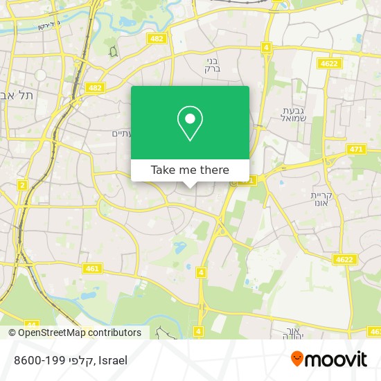 קלפי 8600-199 map