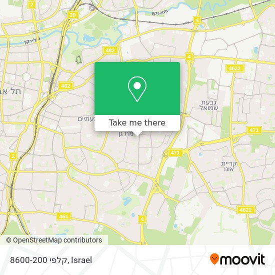 קלפי 8600-200 map