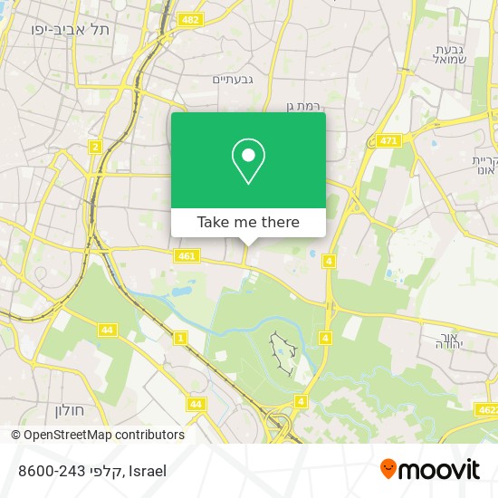 קלפי 8600-243 map