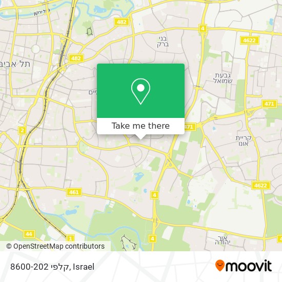 קלפי 8600-202 map