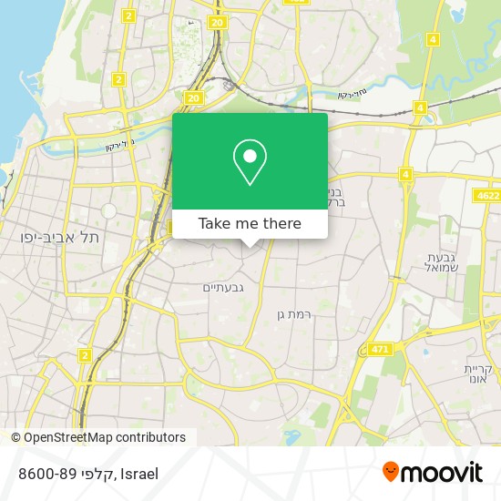 קלפי 8600-89 map