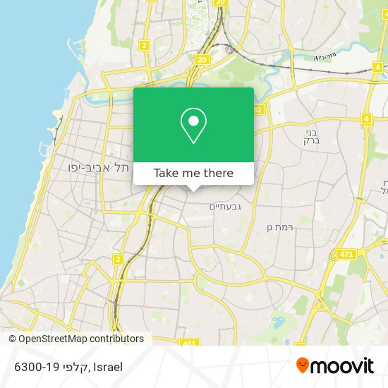 קלפי 6300-19 map