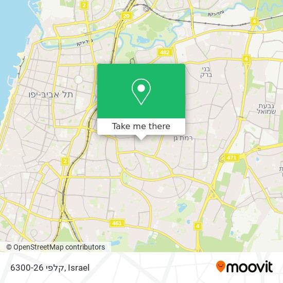 קלפי 6300-26 map