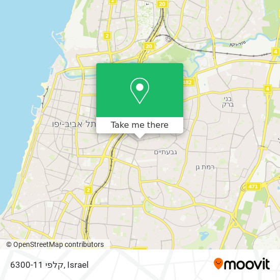 קלפי 6300-11 map