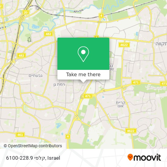 קלפי 6100-228.9 map