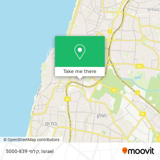 קלפי 5000-839 map