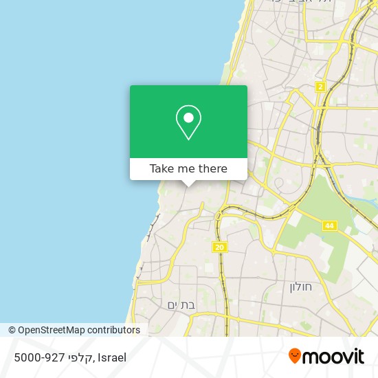 קלפי 5000-927 map