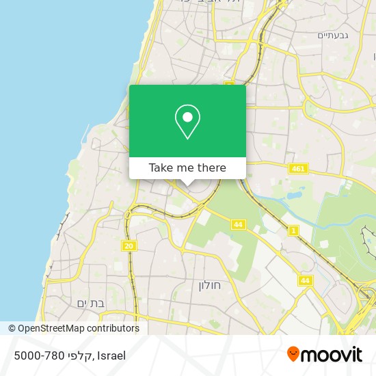 קלפי 5000-780 map