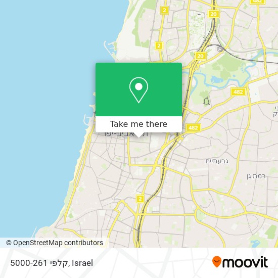 קלפי 5000-261 map