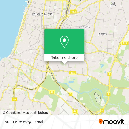 קלפי 5000-695 map