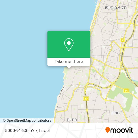 קלפי 5000-916.3 map