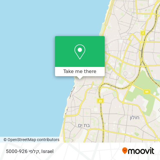 קלפי 5000-926 map