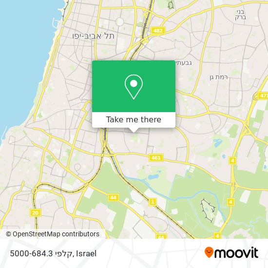 קלפי 5000-684.3 map