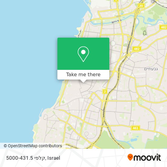 קלפי 5000-431.5 map