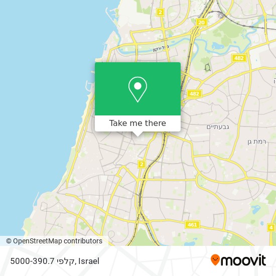 קלפי 5000-390.7 map