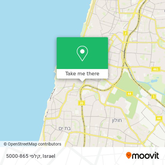 קלפי 5000-865 map