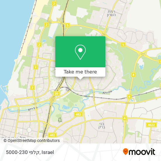 קלפי 5000-230 map