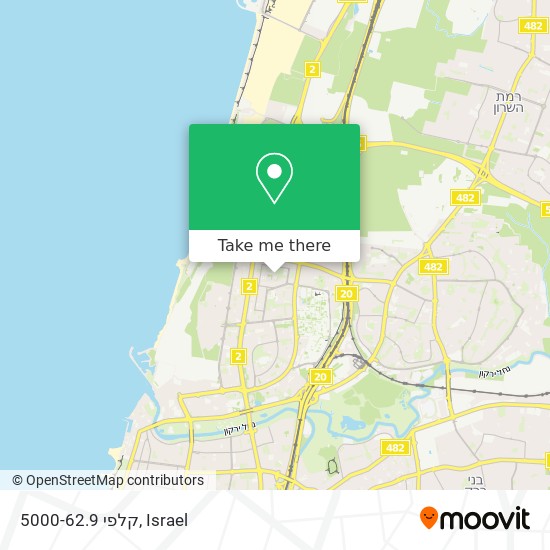 קלפי 5000-62.9 map