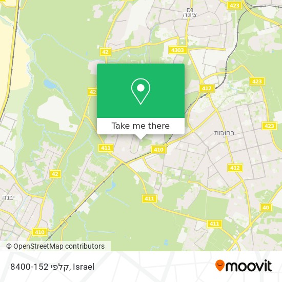 קלפי 8400-152 map