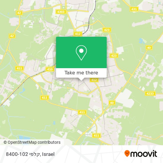 קלפי 8400-102 map