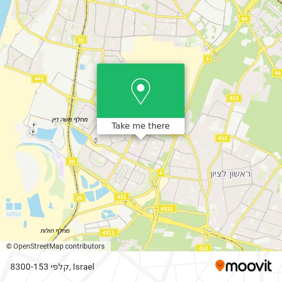 קלפי 8300-153 map