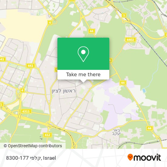 קלפי 8300-177 map