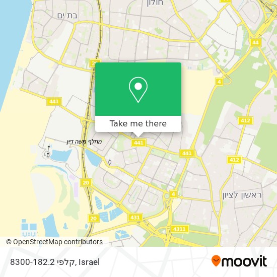 קלפי 8300-182.2 map