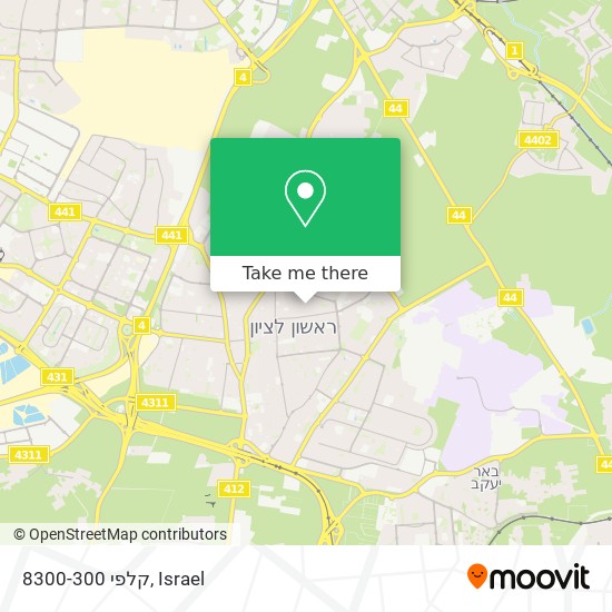 קלפי 8300-300 map