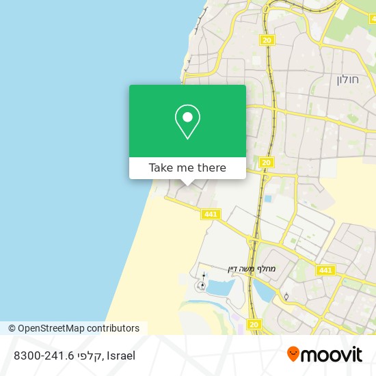 קלפי 8300-241.6 map