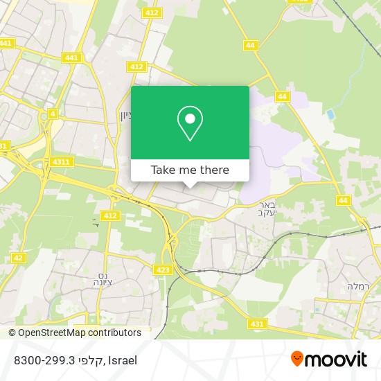 קלפי 8300-299.3 map