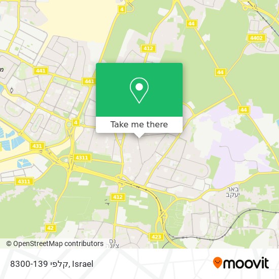 קלפי 8300-139 map