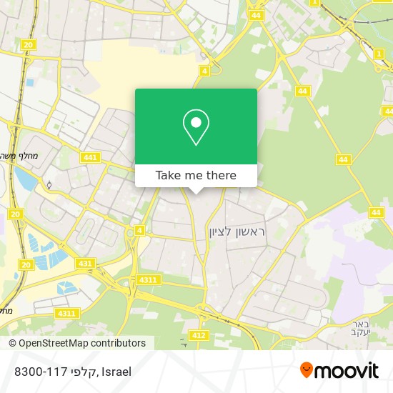 קלפי 8300-117 map