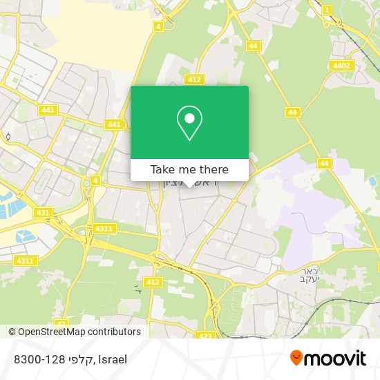 קלפי 8300-128 map