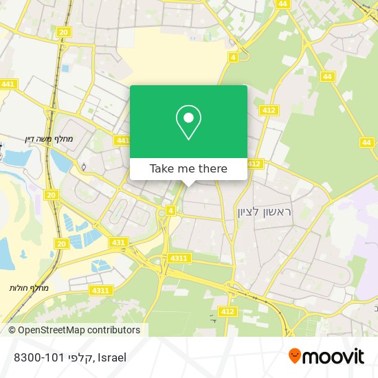 קלפי 8300-101 map