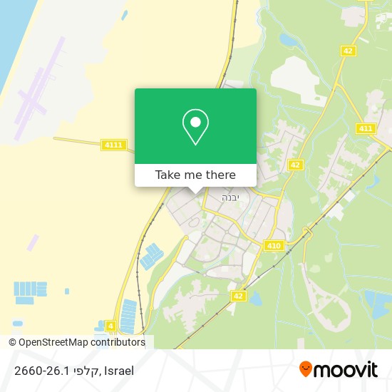 קלפי 2660-26.1 map