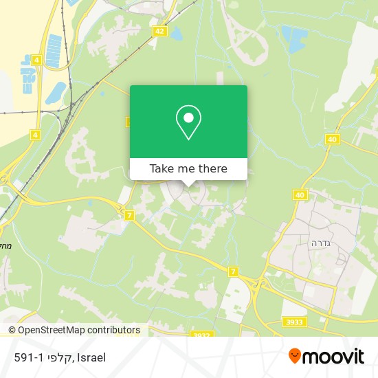 קלפי 591-1 map