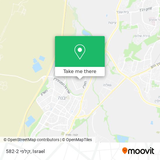 קלפי 582-2 map