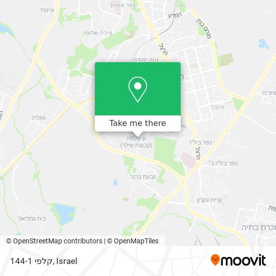 קלפי 144-1 map