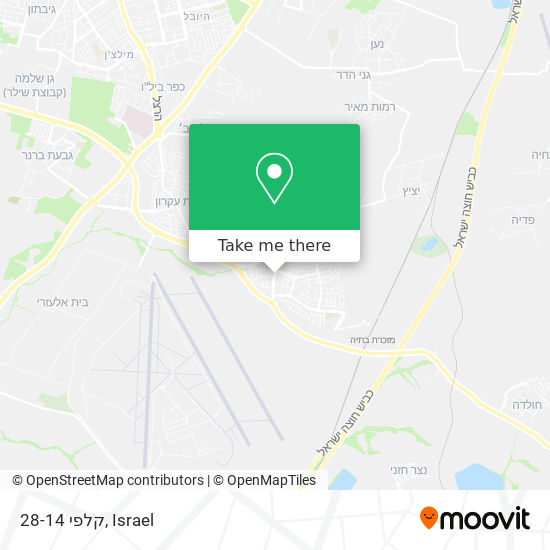 קלפי 28-14 map